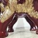 Antique elephant xl side stool / 19th century / unique boho chic piece.