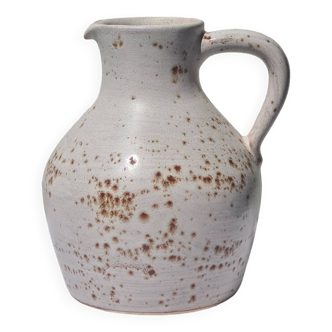 Ceramic pitcher signed Jeanne