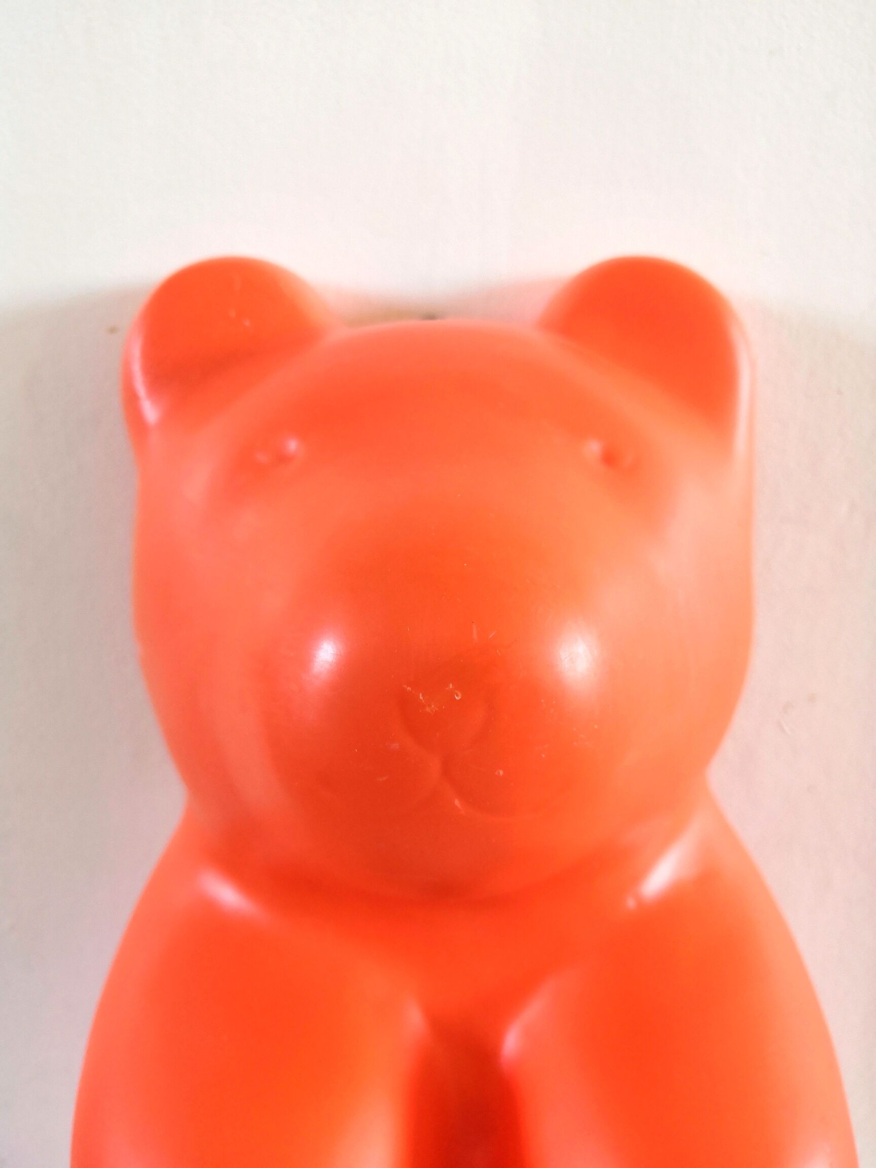 Wall lamp teddy bear plastic design 70s - 80s