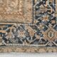 Vintage Cream & Navy Blue Persian Rug, 213x298Cm