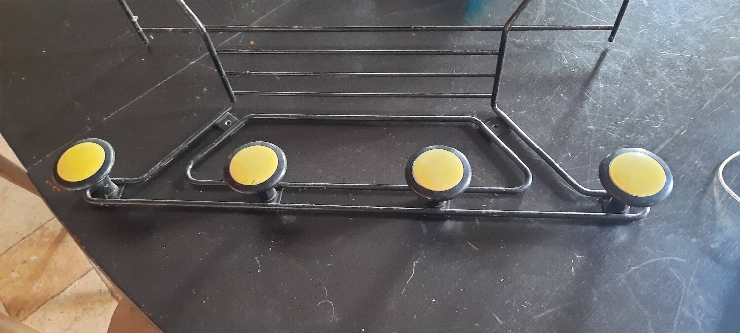 Wall-mounted coat rack, 1960s