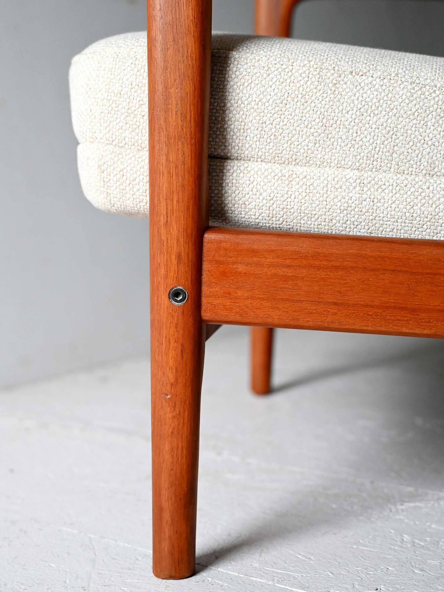 Scandinavian teak armchair by Alf Svensson for DUX