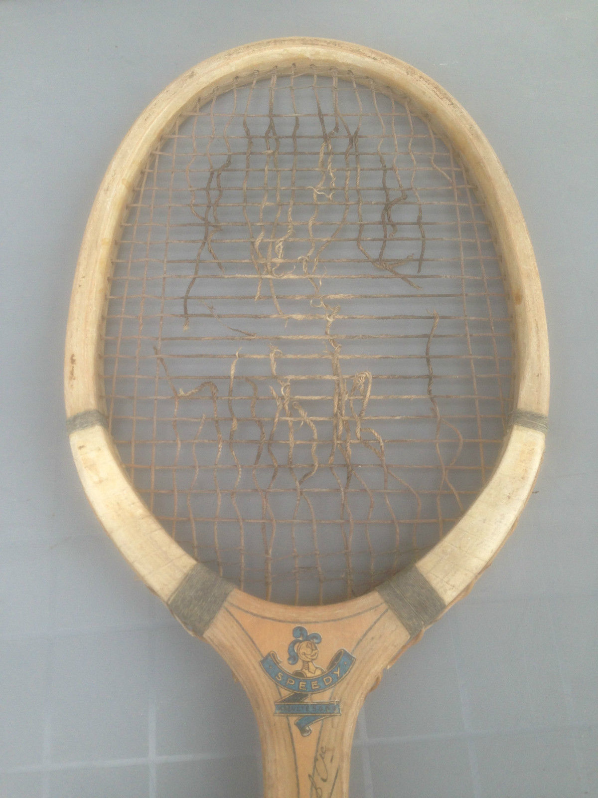 Ancienne Raquette De Tennis Bois Spalding Impact 188, Grip 4 1/2