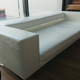 Canapé cuir blanc design Jett Habitat