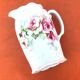 1900s Large model jug White porcelain with floral decoration