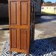 Small oak cabinet, 4 doors, Louis XIII style