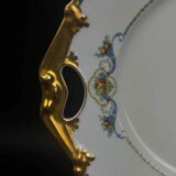 Service à dessert en porcelaine de Limoges Bernardaud avec plat et 12 assiettes