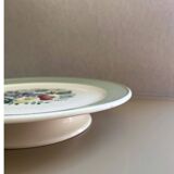 Vintage Villeroy & Boch serving dish on stand, Botanica collection.