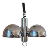 Suspension chrome de style space age des années 1970, hillebrand, allemagne