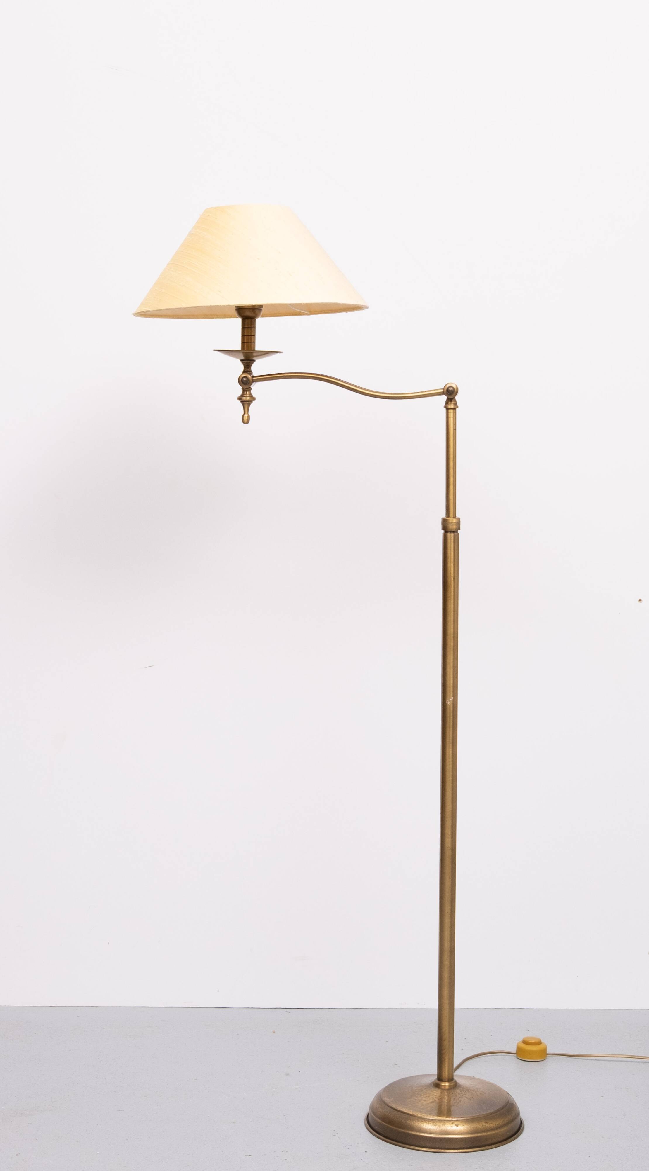 Classic Brass adjustable Floor lamp 1970s Germany