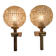 Pair of Midcentury Wall Lamps in style of Gaetano Sciolari, Italy, 1970s
