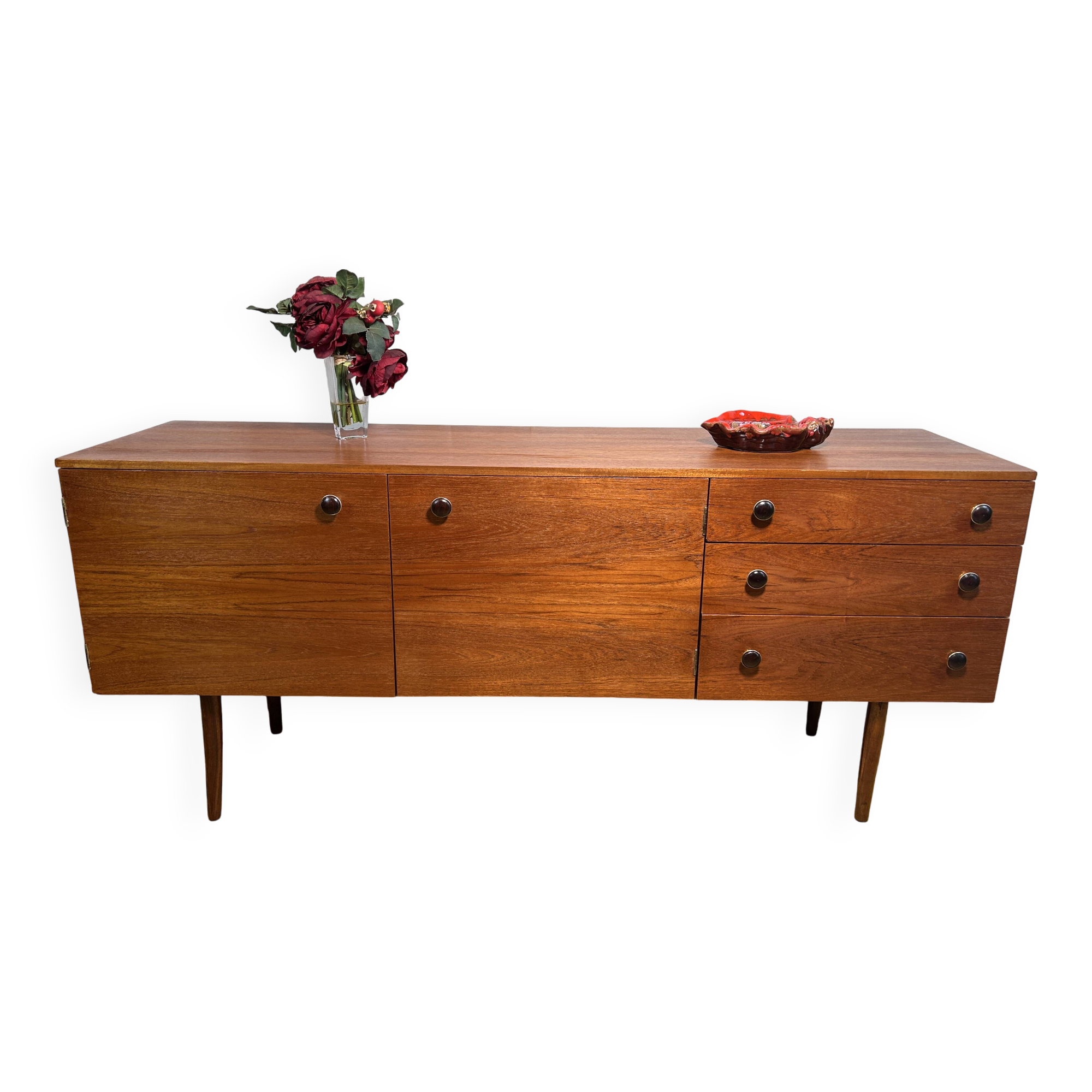 Mid century retro vintage teak sideboard by Wrighton 1960