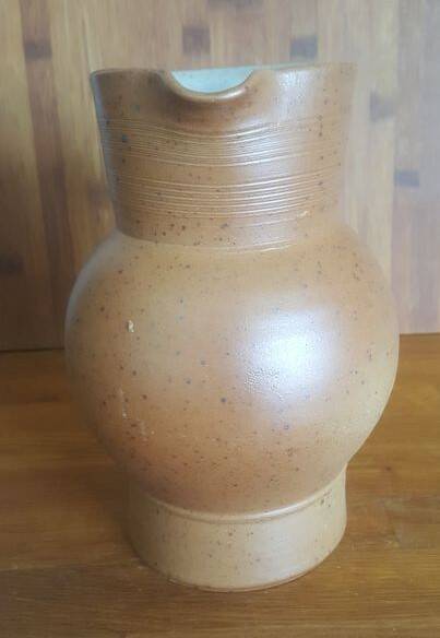 Pichet en grès brut vintage 1,5 L