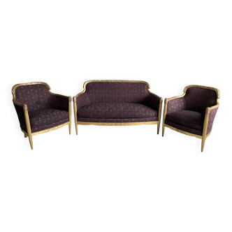 Art Deco living room set, France, circa 1920-1925
