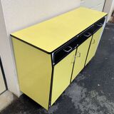 Buffet formica jaune