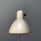 Silver-grey Bauhaus desk lamp