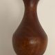 Turned wooden lamp foot