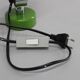 1970s Czechoslovakian adjustable wall light by Stanislav Indra, chrome & green