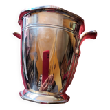 Silver metal ice bucket