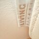 Living Divani Extrasoft sofa in white leather, new condition