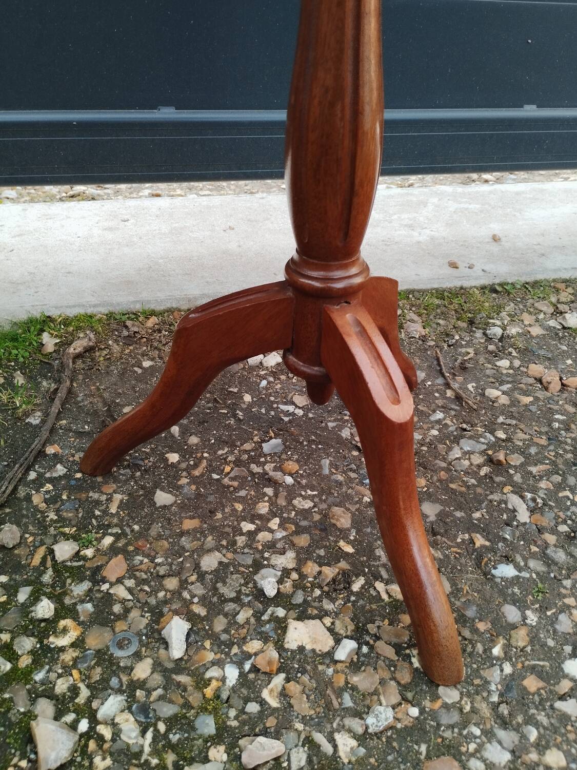 Louis xvi style bedside table marble top