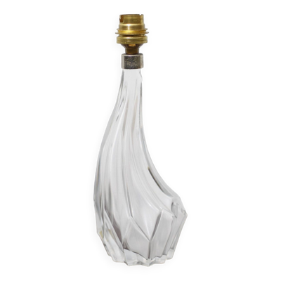 Lampe vintage, lampe cristal, lampe à poser, lampe de chevet, lampe asymétrique, 50's