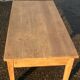 Superbe ancienne table basse de ferme en chêne massif