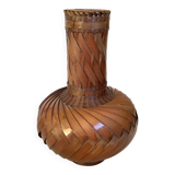 Large bamboo ikebana vase