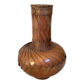 Grand vase ikebana bambou