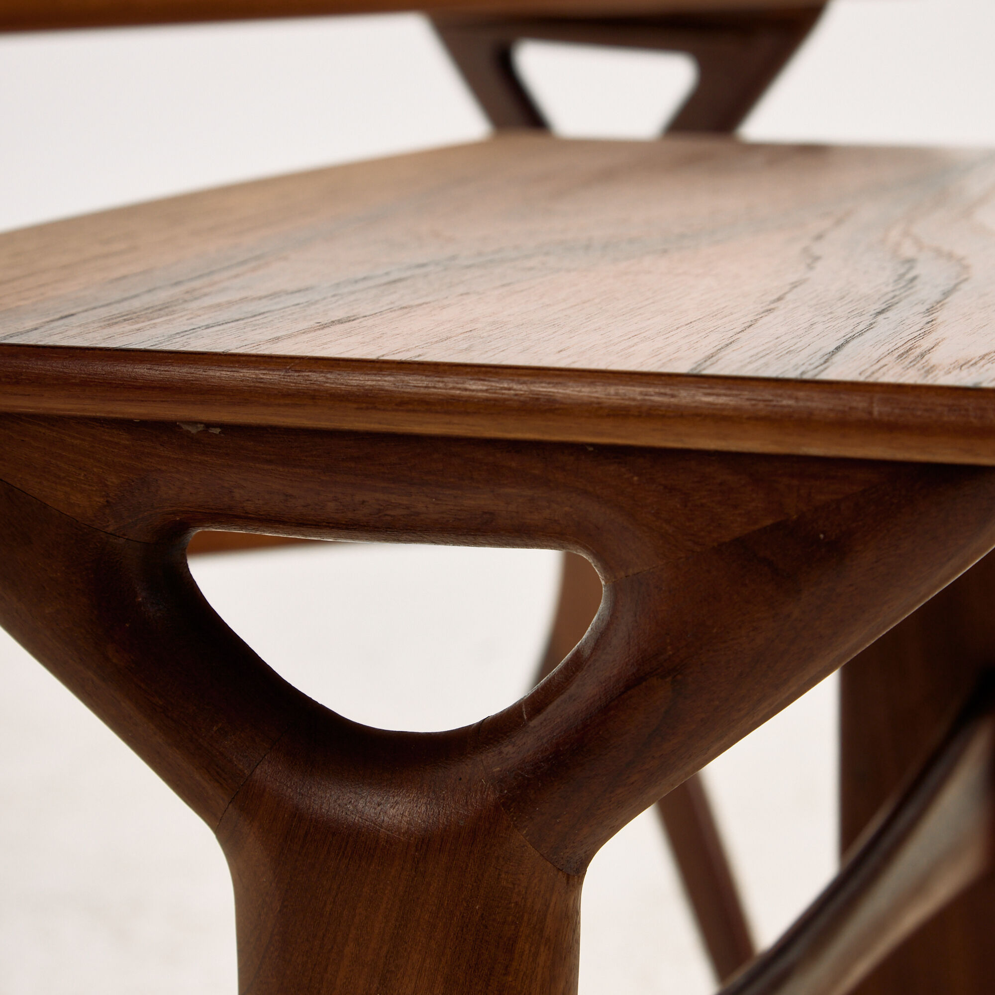 Tables gigognes en teck par Johannes Andersen pour CFC Silkeborg, ensemble de 3