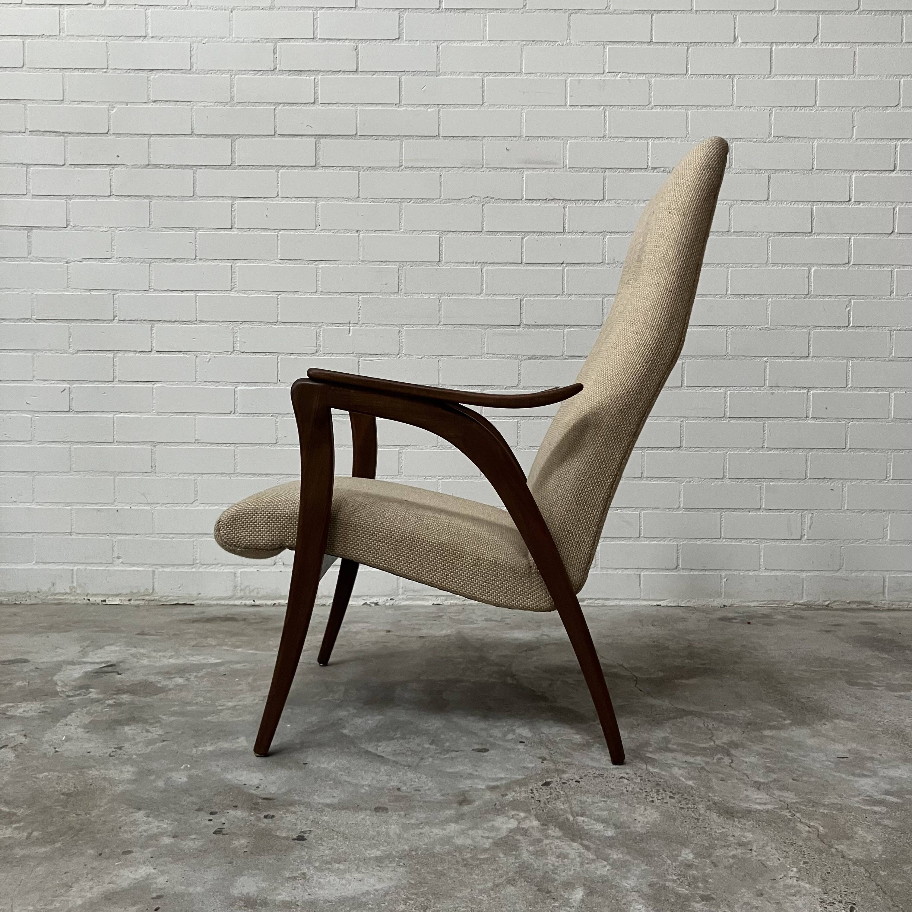 Fauteuil vintage en teck