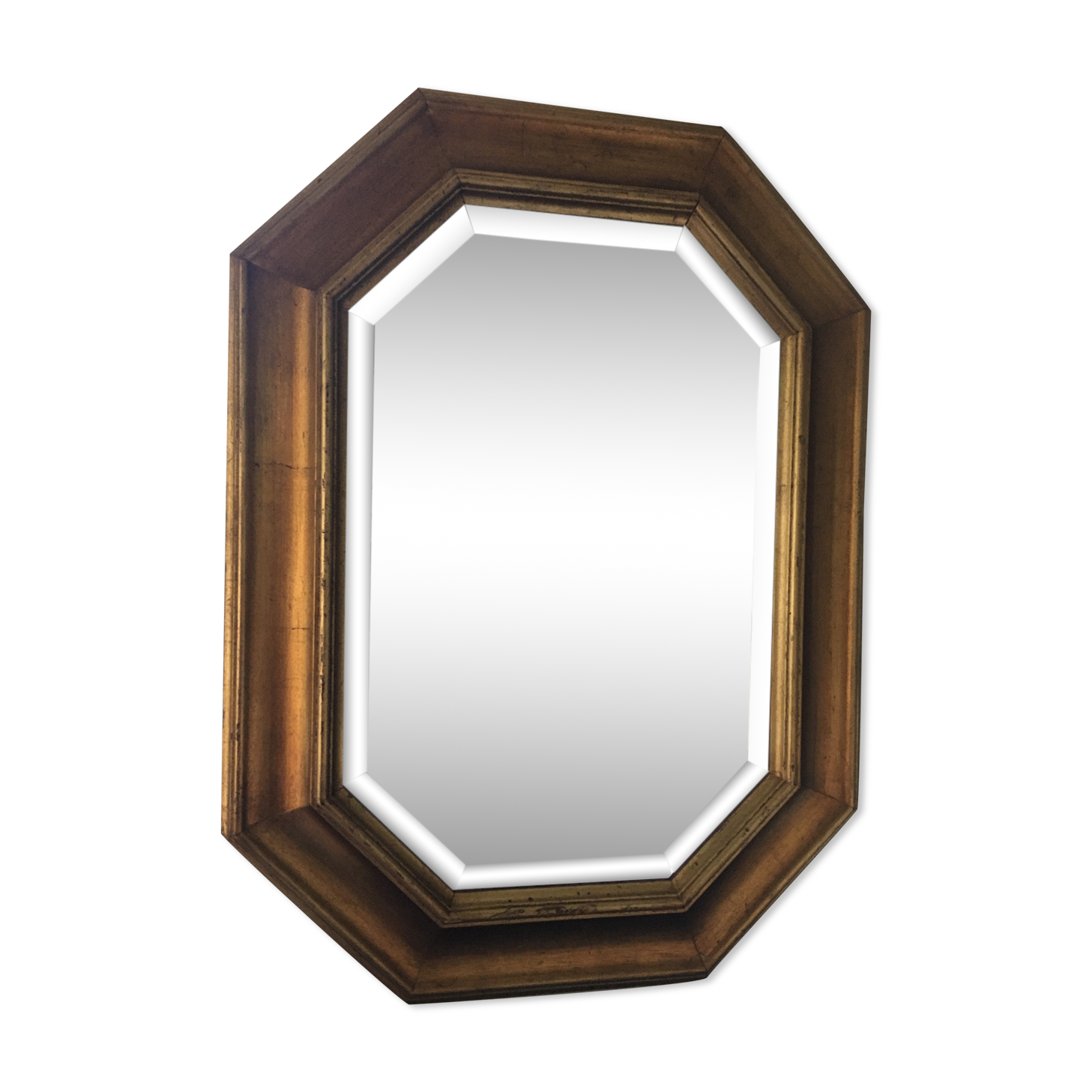Octagonal mirror 78x58cm