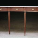 Superb mahogany and marble console table (early 20th century).