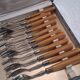 Box of 12 dessert forks in very good condition.