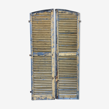 Pair of shutters large model louvers