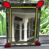 Stained glass mirror