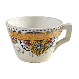 Vintage Palankin model cups in half porcelain from Luneville