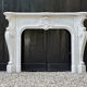 Napoleon III fireplace in Carrara marble circa 1880