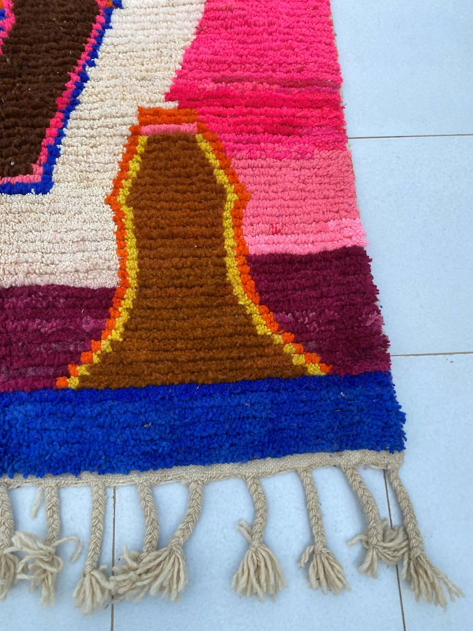 Tapis traditionnel marocain fait main
