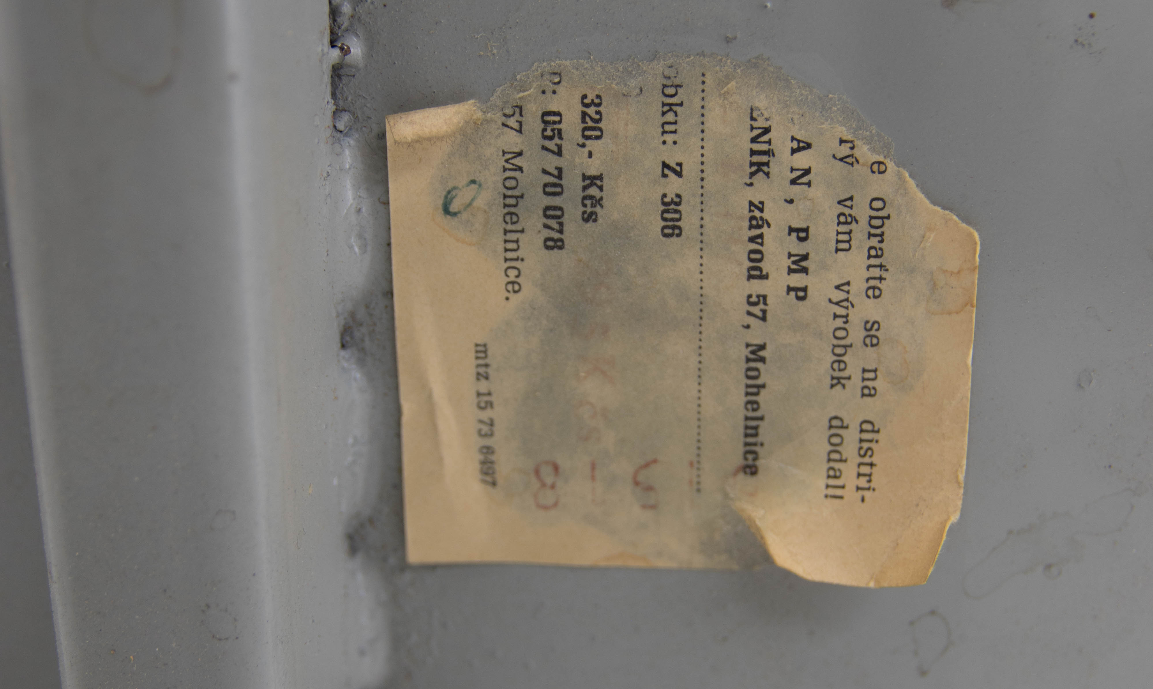 Industrial adjustable chair, Czechoslovakia, 1960s