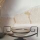 Coupe art deco verre/metal