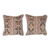 Set of 2 vintage Turkish cushion covers 51x51 cm