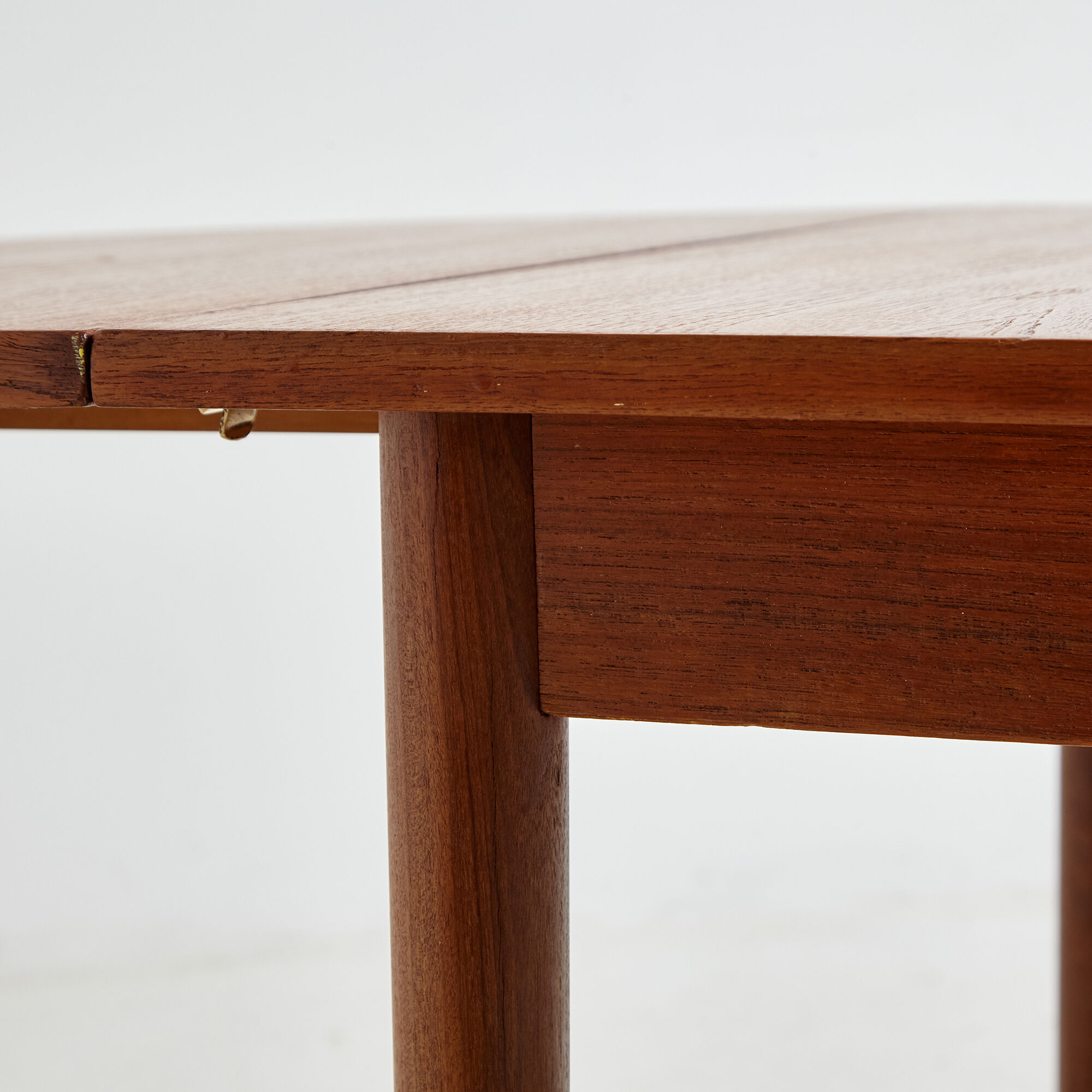 Restored teak dining table