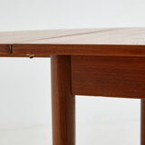 Restored teak dining table