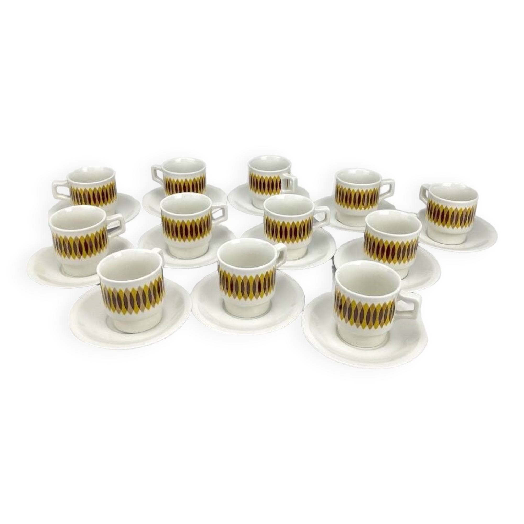 Sebring coffee cups and saucers 70s