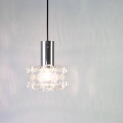 1 of 2 small bubble glass pendant by Helena Tynell, Limburg, Germany
