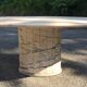 Marble oval table