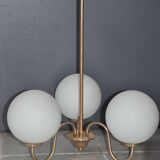 Brass and opaline luster