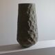 Exceptional vintage dented decor brutalist umbrella stand