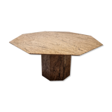 Amazing Rich Brown Octagonal Dining Table